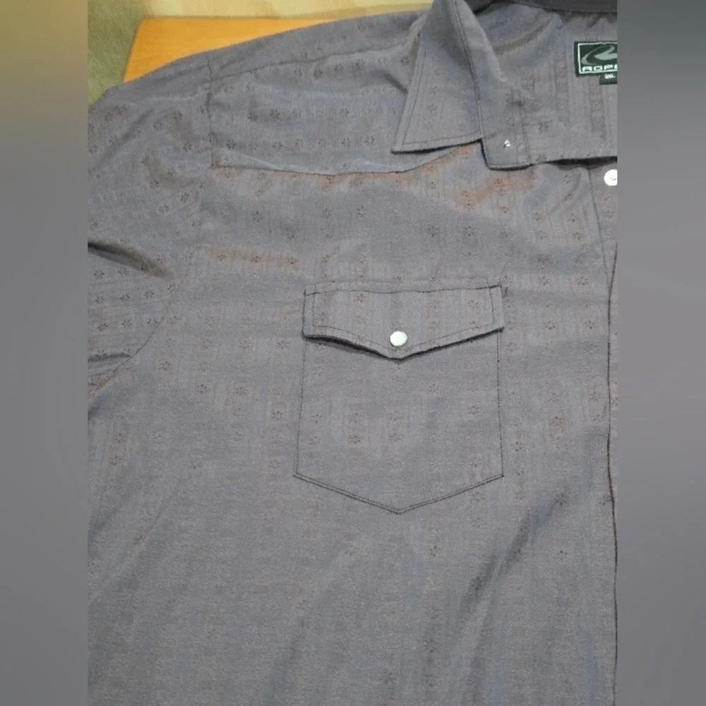 Roper Men's Western Snap Button Shirt‎ | 3XL | Long Sleeve | Charity Listing - Picture 3 of 11
